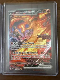 Team Rocket Destined Rivals Moltres Ultra Premium Collection Pokemon Promo Cards - Image 2
