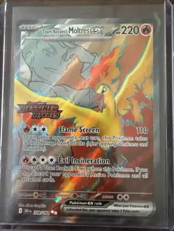 Team Rocket Destined Rivals Moltres Ultra Premium Collection Pokemon Promo Cards - Image 3
