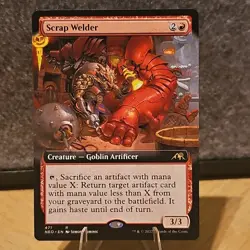 MTG Scrap Welder, Kamigawa: Neon Dynasty Extended Art #471 NM Fresh Pull No Play - Image 1