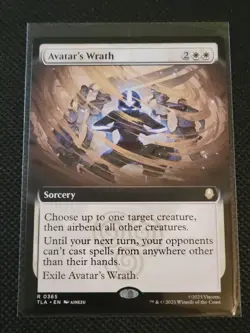 Avatar's Wrath (Extended Art) - #365 - Rare - Avatar: The Last Airbender - TLA - Image 1