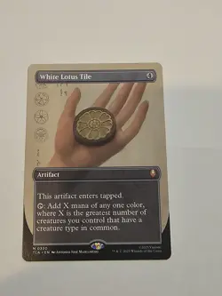 White Lotus Tile, Borderless, MTG Avatar - Image 1