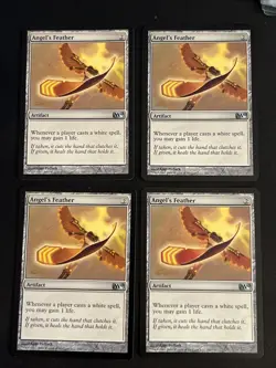 4x Angel's Feather (206) Core Set 2010 M10 LP MTG Magic the Gathering x4 MKE - Image 1