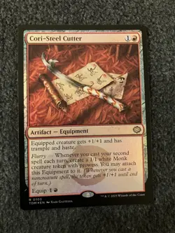 Magic The Gathering MTG - Cori-Steel Cutter Foil - Tarkir: Dragonstorm - Image 1