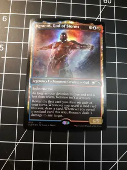 Keranos, God of Storms FOIL Secret Lair Theros Stargazing Magic MTG Unplayed x1 - Image 1