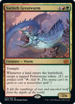 x1 Sarinth Greatwurm BRO MTG 220/287 MYTHIC M/NM 1x - Image 1