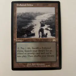 Polluted Delta Onslaught Magic: The Gathering Light Play English Edition - Image 1