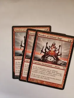 3x Honden of Infinite Rage MP, English Champions of Kamigawa MTG Magic - Image 1