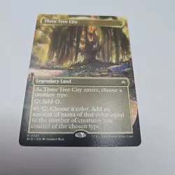 Three Tree City (Borderless) (0337) Bloomburrow Regular - Image 1