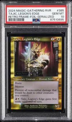 2024 MTG RAVNICA REMASTERED SERIALIZED #385 TAJIC, LEGION'S EDGE 433/500 PSA 10 - Image 1