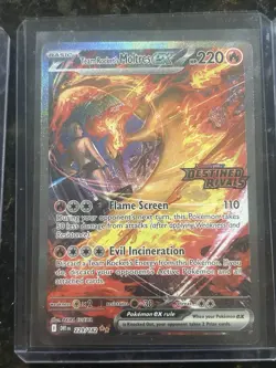 Team Rocket Destined Rivals Moltres UPC Stamped All 3 Pokemon Promo Cards - Image 2