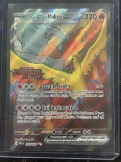 Team Rocket Destined Rivals Moltres UPC Stamped All 3 Pokemon Promo Cards - Image 3