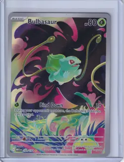 Bulbasaur - 133/132 Pokemon TCG Mega Evolution Illustration Rare NM/MINT - Image 3