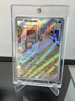 Slowpoke 204/198 Illustration Rare Scarlet & Violet Pokemon NM Pokemon Card - Image 1