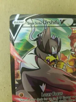 Single Strike Urshifu V Brilliant Stars (MIS-CUT) POKEMON CARDTG18/TG30 NM/M - Image 2