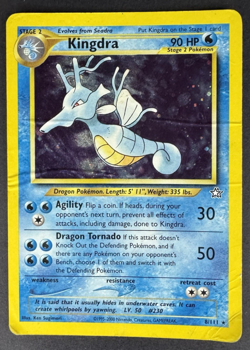Kingdra 8/111 Holo Rare - 2000 Neo Genesis - Pokemon TCG - HP - Image 1