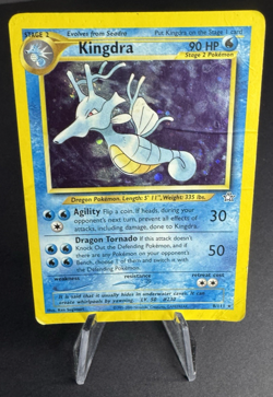 Kingdra 8/111 Holo Rare - 2000 Neo Genesis - Pokemon TCG - HP - Image 3