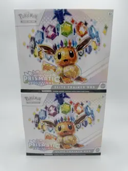 LOT OF 2 - Pokemon TCG Prismatic Evolutions Elite Trainer Box ETB Factory Sealed - Image 1
