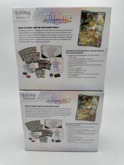 LOT OF 2 - Pokemon TCG Prismatic Evolutions Elite Trainer Box ETB Factory Sealed - Image 2