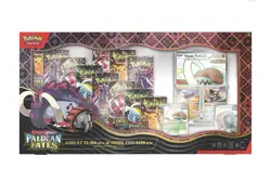 SEALED Pokemon TCG PALDEAN FATES Great Tusk Iron Treads Ex Premium Collection - Image 1