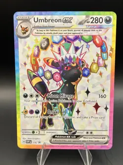 Pokemon TCG Prismatic Evolutions - Umbreon EX 176 Black Star Promo - Image 1