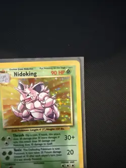 Pokemon TCG Nidoking Base Set Holo Unlimited Rare 11/102 Near Mint - Image 3
