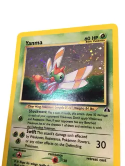 Pokemon Vintage Holo Rare Yanma 17/75 Neo Discovery - Image 2