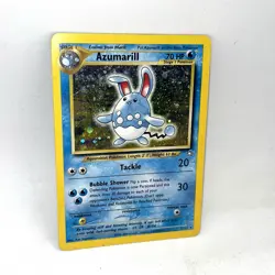 Azumarill 2/111 Pokemon TCG 2000 Neo Genesis Holo Unlimited Holo Rare - Image 3