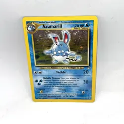 Azumarill 2/111 Pokemon TCG 2000 Neo Genesis Holo Unlimited Holo Rare - Image 4