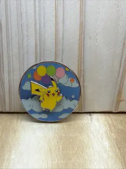 Pokemon Celebrations 25th Anniversary Flying & Surfing Pikachu Enamel Pin - Image 2