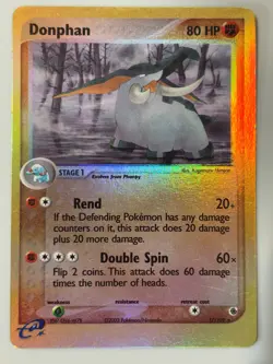 1X Donphan - 17/109 EX Ruby & Sapphire Pokemon - Reverse Holo Rare - LP/NM - Image 3
