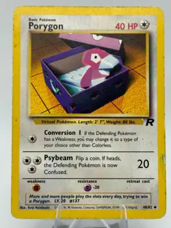Pokemon TCG: Team Rocket's Porygon 48/82 - Image 1