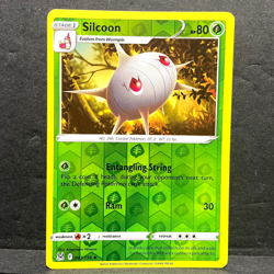 2022 POKEMON LOST ORIGIN SILCOON 007/196 REVERSE HOLO (UNCOMMON) - Image 1
