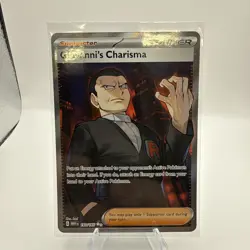 Pokemon TCG Giovanni's Charisma 197/165 Full Art Ultra Rare Card SV 151 - Image 2