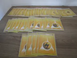 Pokemon Lightning Energy Common Cards Lot of 41 From Various Sets NM or Better - Image 1