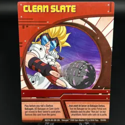 Bakugan CLEAN SLATE Red Ability Card 2008 BA224-AB-SM-GBL 29/48b - Image 1