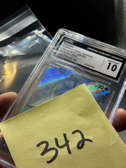 CGC 10 Mantyke 064/062 AR Art Rare Raging Surf sv3a Pokemon Card - Image 3