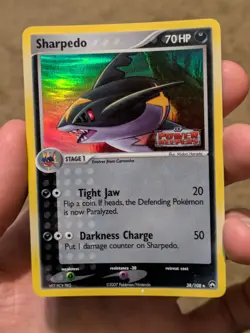 Sharpedo #38/108 Reverse Holo Stamped EX Power Keepers 2007 Pokemon Card - Image 1