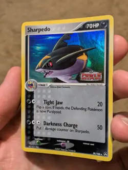Sharpedo #38/108 Reverse Holo Stamped EX Power Keepers 2007 Pokemon Card - Image 2
