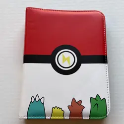 Pokemon Starters Zip Up 4 Card Page Binder Good Condition - Image 1