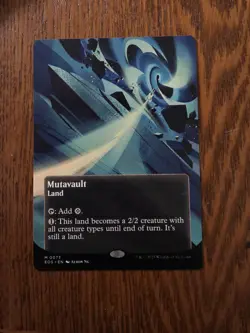 Mutavault (0073) (Borderless) - NM MTG Stellar Sights - Image 1
