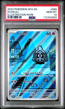 PSA 10 Duskull 068/064 IR Illustration Rare Shrouded Fable SFA Pokemon Card - Image 1
