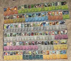 Pokemon Lot 113x Reverse Holo Cards Near Complete Journey Together Master Set - Image 1