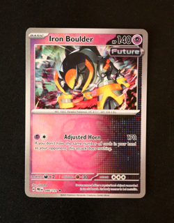 Pokemon Card - Iron Boulder 046/131 Master Ball Reverse Prismatic Evolutions NM? - Image 1
