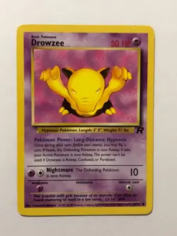 Pokemon Card Team Rocket Drowzee 54/82 Near Mint - Image 1