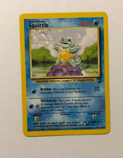 Pokemon Card Base set 2 Squirtle 93/130 Near Mint - Image 1