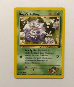 Pokemon Card Gym Challenge Koga's Koffing 79/132 Excellent Condition - Image 1