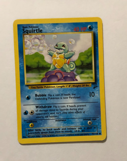 Pokemon Card Base set 2 Squirtle 93/130 Near Mint - Image 1