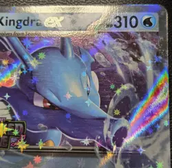 Pokemon TCG Kingdra ex 012/064 2024 Shrouded Fable Stamped Promo Card - LP - Image 4