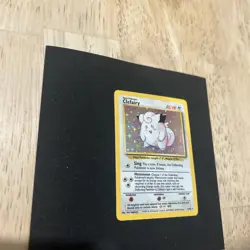 Pokemon TCG Clefairy Base Set Holo Unlimited Rare Card 5/102 - Image 4