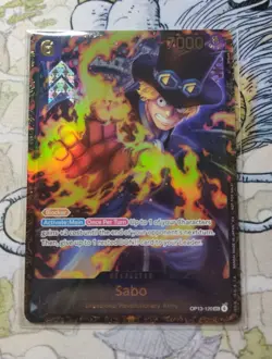 Sabo OP13-120 Store Treasure Cup 2025 Winner Promo Sealed One Piece Card Game - Image 1